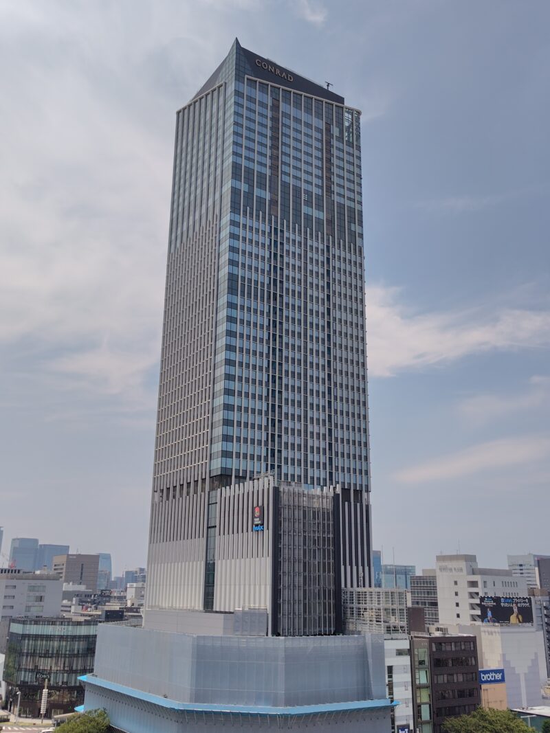 ついにクレーンが”お役御免”に・・・「ザ・ランドマーク名古屋栄