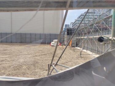 既存施設の解体はほぼ完了・・・「【仮称】グランドメゾン錦二丁目新築工事」 2025年7月