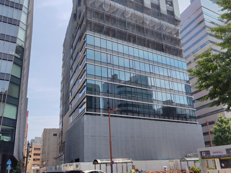 躯体はぐんぐん・・・「明治安田生命名古屋駅前ビル」建設状況 2025年7