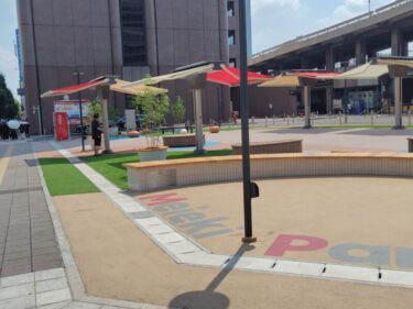 旧「名鉄レジャック」跡地にイベント広場が整備　2025年8月