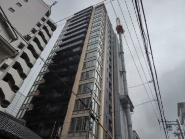 ついに躯体がお目見え・・・「グランドメゾン名古屋駅」(【仮称】グランドメゾン名駅東)建設工事 2025年10月