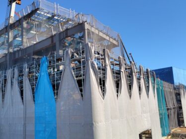 躯体がさらに・・・「MTG新社屋」(【仮称】MTG熱田新施設計画)建設工事 2025年10月