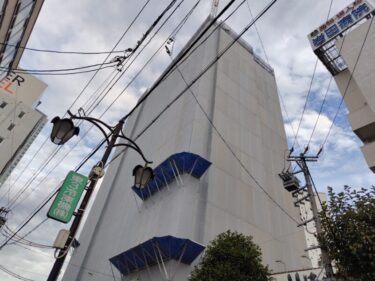 まもなく外観がお目見え！？・・・「【仮称】サムティ名古屋市中村区則竹一丁目オフィスビル新築工事」 2025年11月