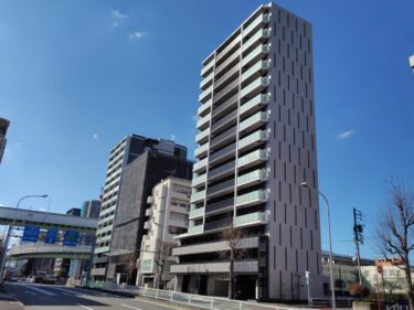 2棟目の外観もお目見え・・・東片端周辺”サムティマンション群”建設状況　2026年３月