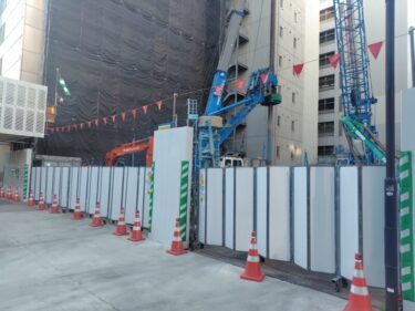 いよいよ着工・・・高層タワーマンション「【仮称】グランドメゾン錦1-6計画」建設状況　2026年６月